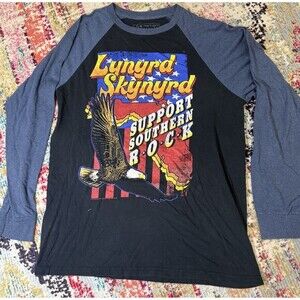 Lynyrd Skynyrd Support Southern Rock Florida Live Nation‎ Merch Shirt Size  L